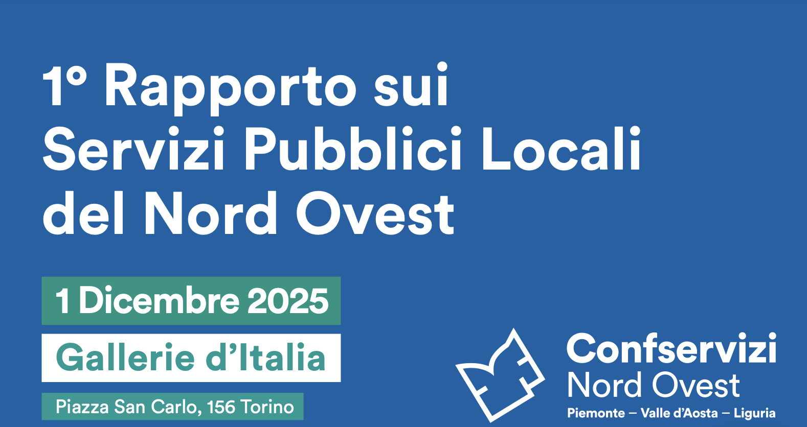 Presentazione del rapporto sui Servizi Pubblici Locali del Nord Ovest